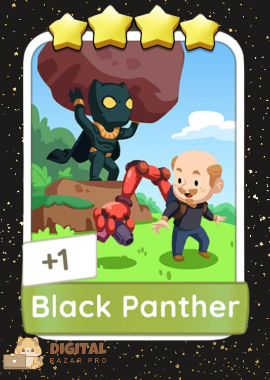 Monopoly Go! Black Panther 4 ⭐️ sticker Set 15