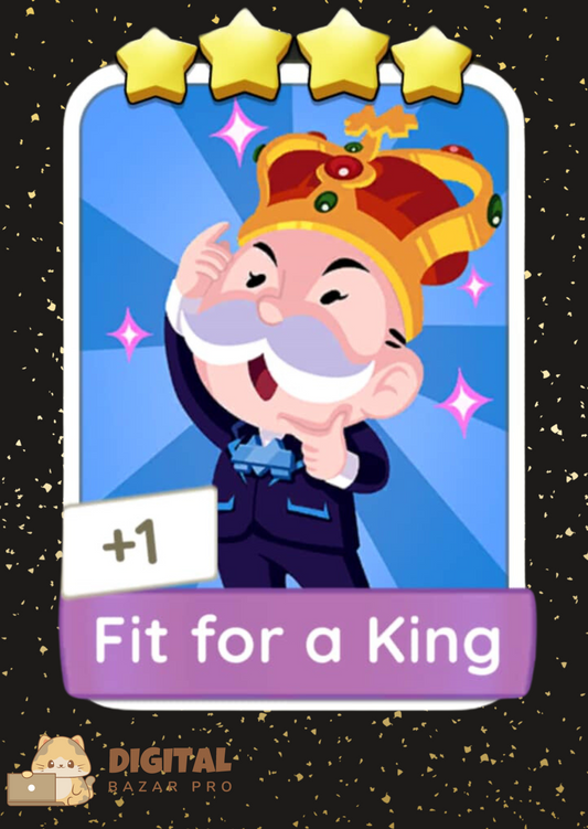 Monopoly Go! Fit Far a King 4 ⭐️ sticker Set 11