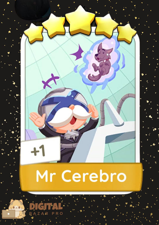 Monopoly Go! Mr Cerebro 5 ⭐️ sticker Set 17