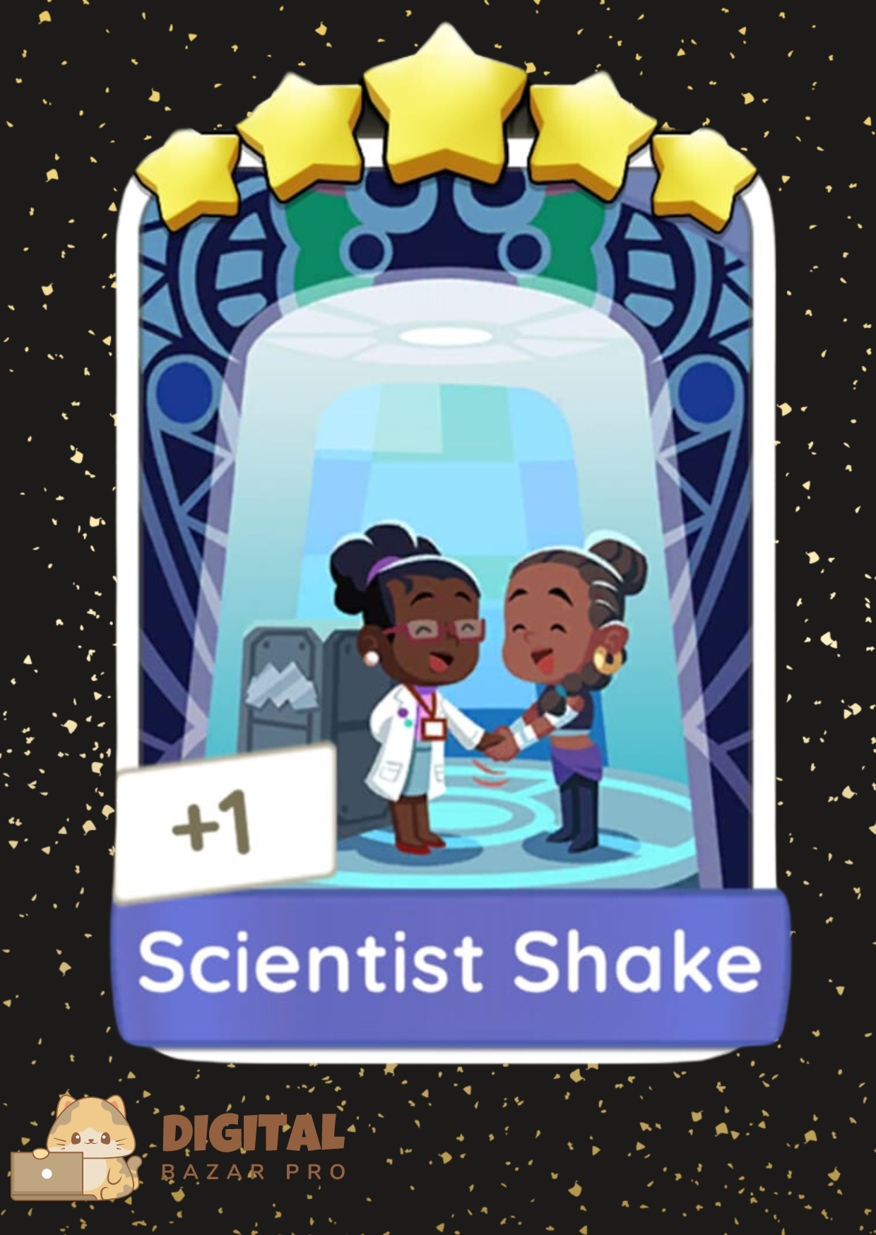 Monopoly Go! Scientist Shake 5 ⭐️ sticker Set 16