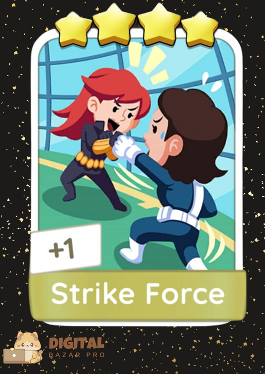 Monopoly Go! StrikeForce 4 ⭐️ sticker Set 12